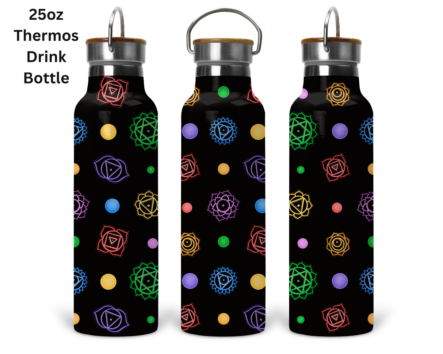 7 Chakras Wrap Paper Tumbler