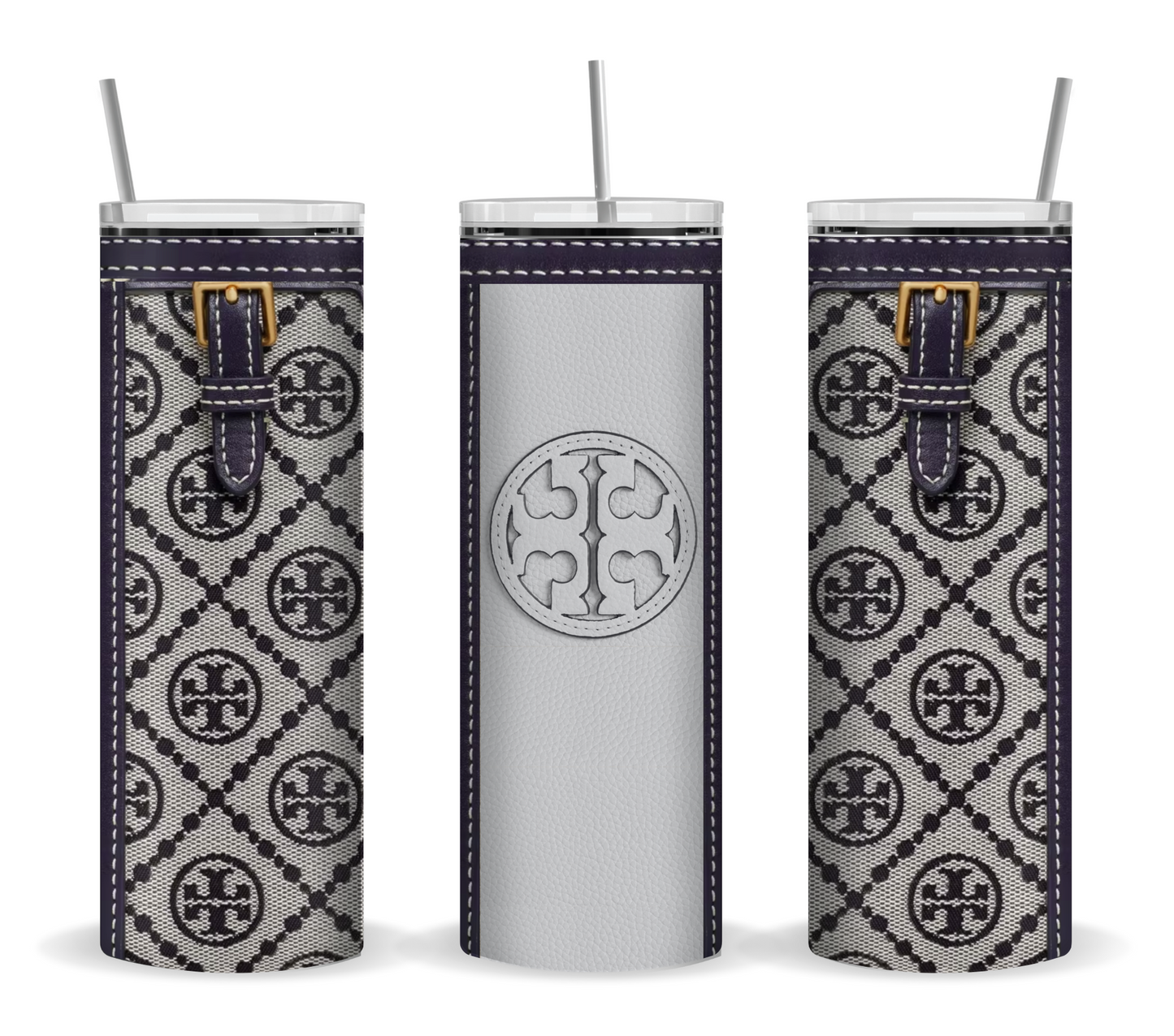 Tory Burch Handbag Inspired Tumbler (004)