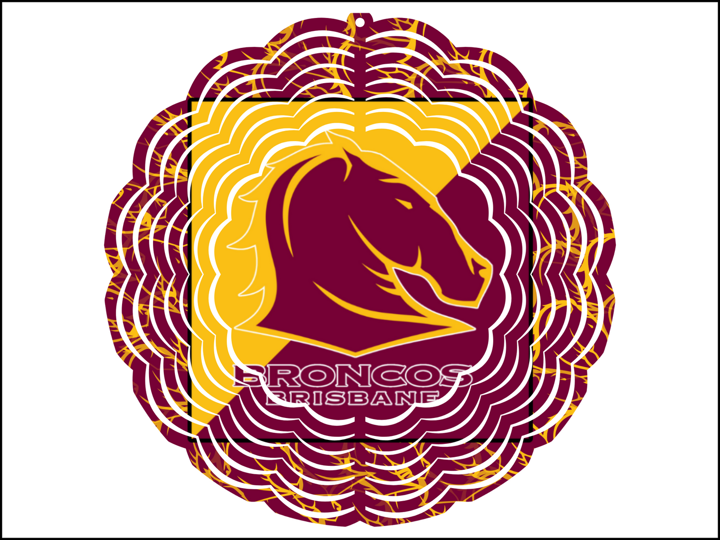 Brisbane Broncos Wind Spinner (001)