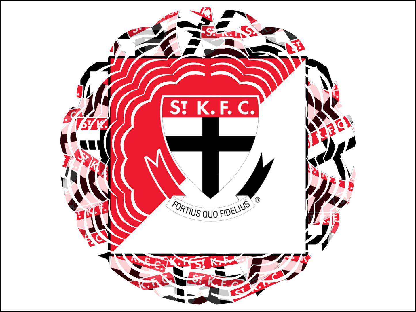 St Kilda Saints Wind Spinner (001)