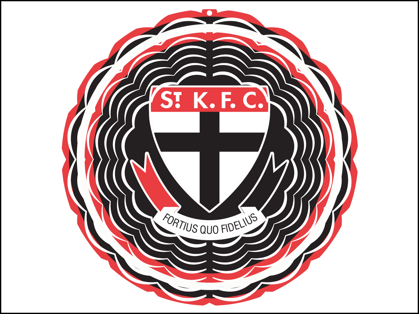 St Kilda Saints Wind Spinner (002)