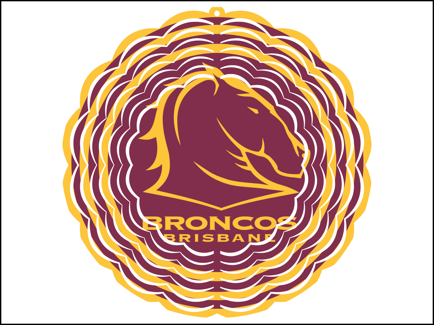 Brisbane Broncos Wind Spinner (003)