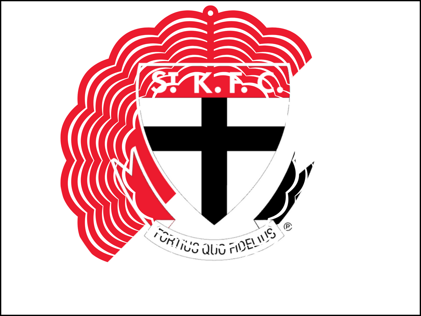 St Kilda Saints Wind Spinner (003)
