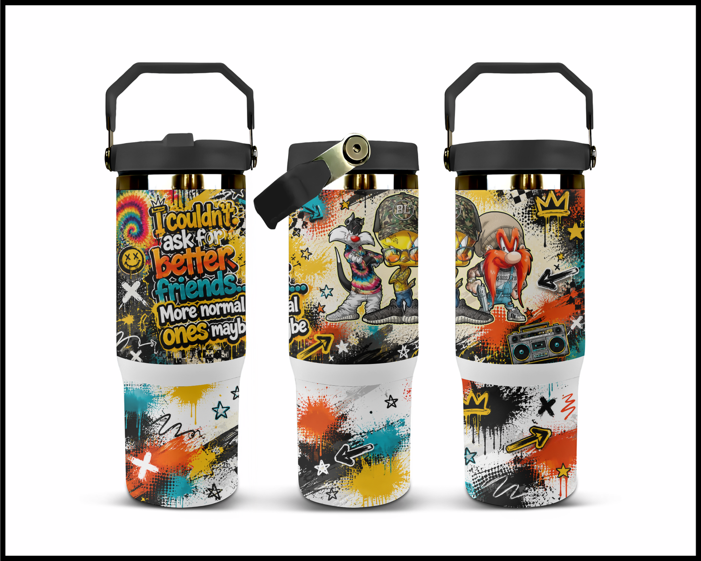 Normal Friends? Big Guzzler Stainless Steel Tumbler (1058)