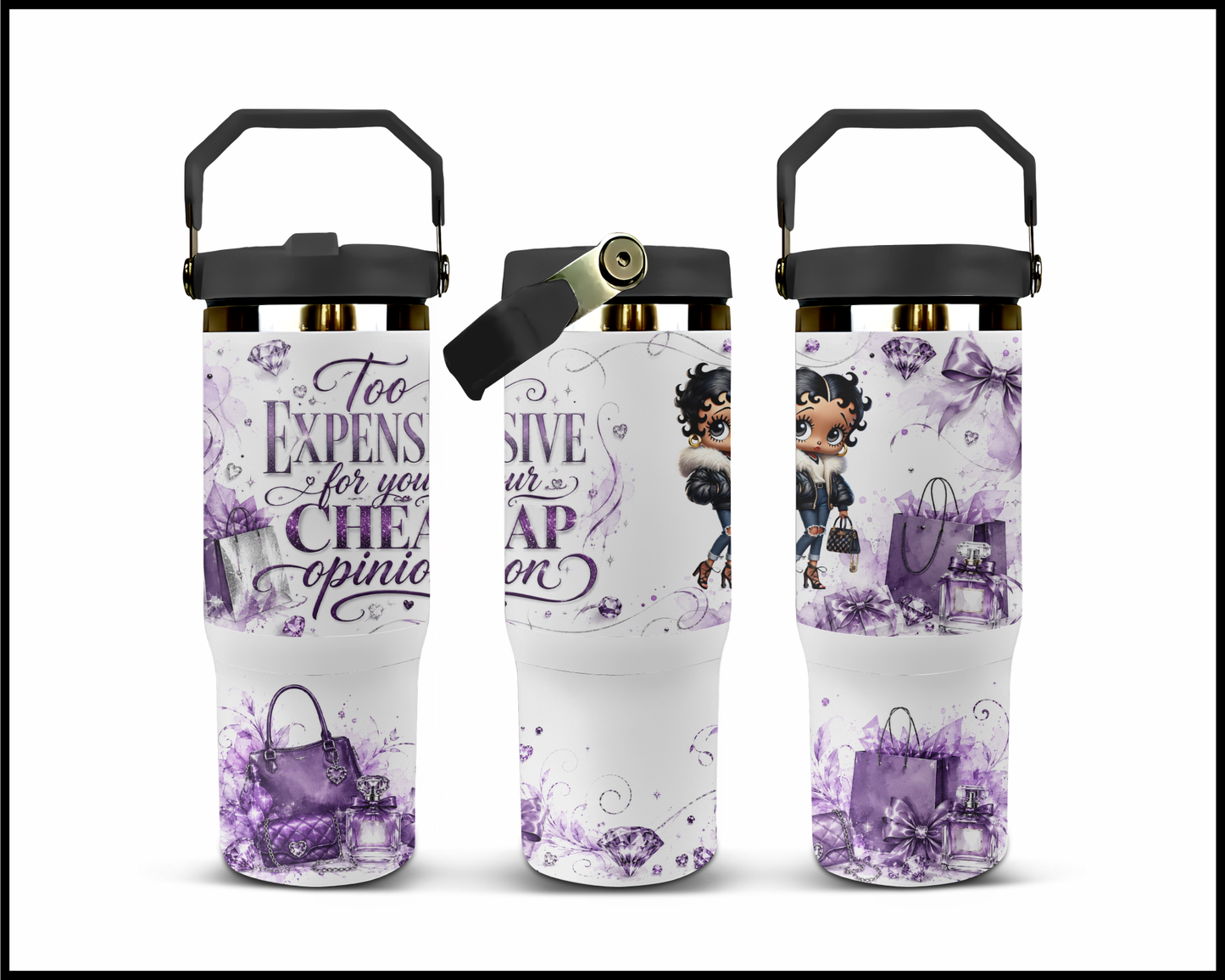 Too Expensive For Your Cheap Opinion Big Guzzler Stainless Steel Tumbler (1075)