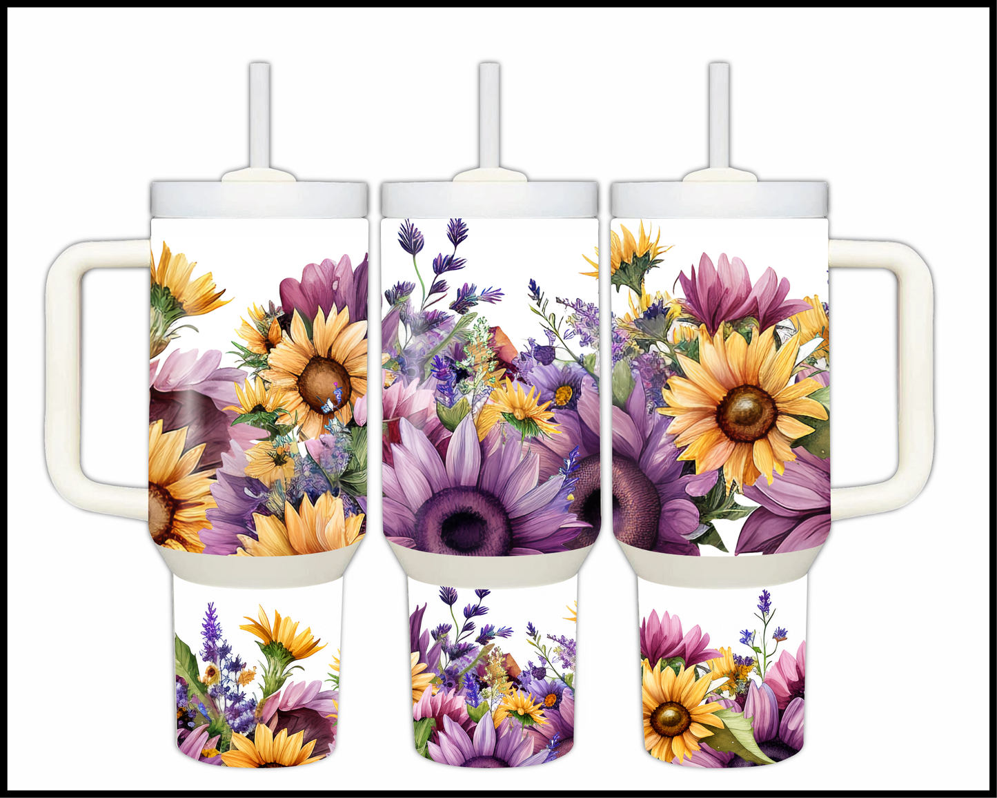 Lavender Lane Stainless Steel Big 40oz Tumbler (123)