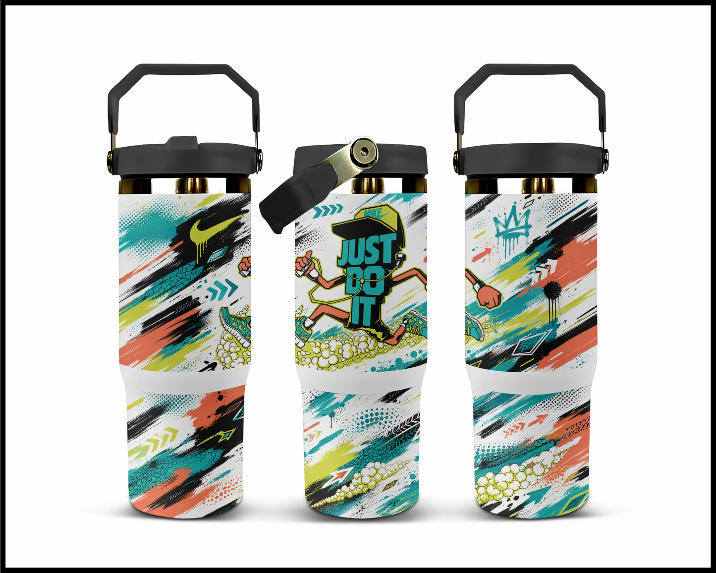 Just Do It Big Guzzler Stainless Steel Tumbler (1186)