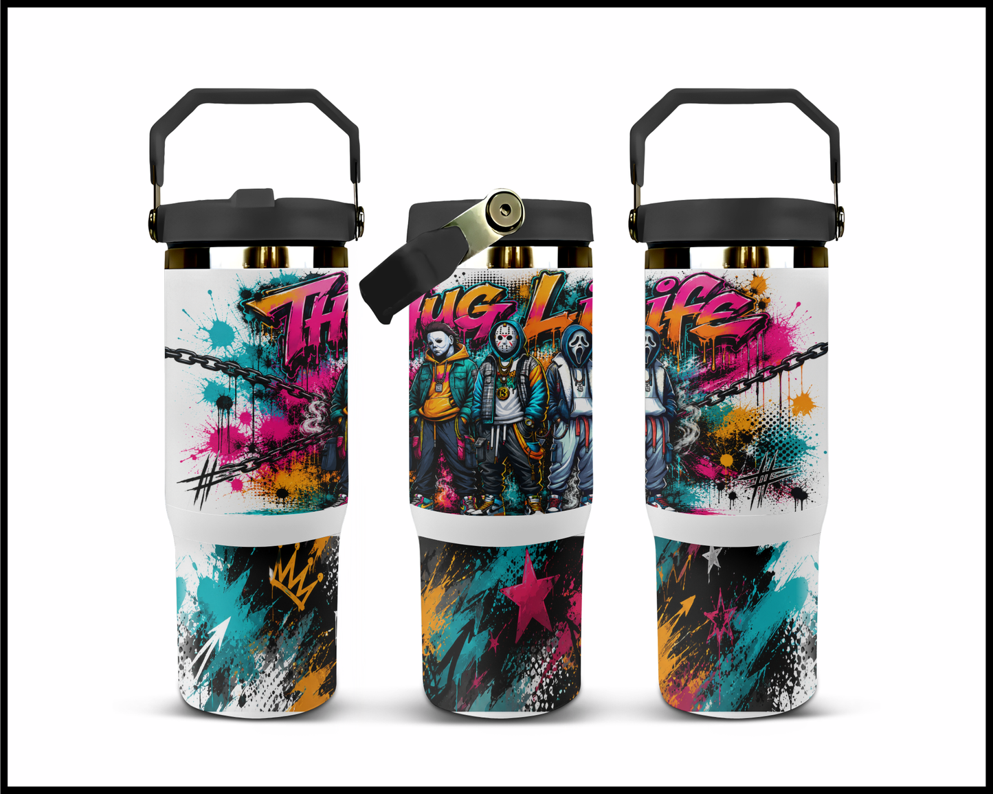 Thug Life Big Guzzler Stainless Steel Tumbler (1121)