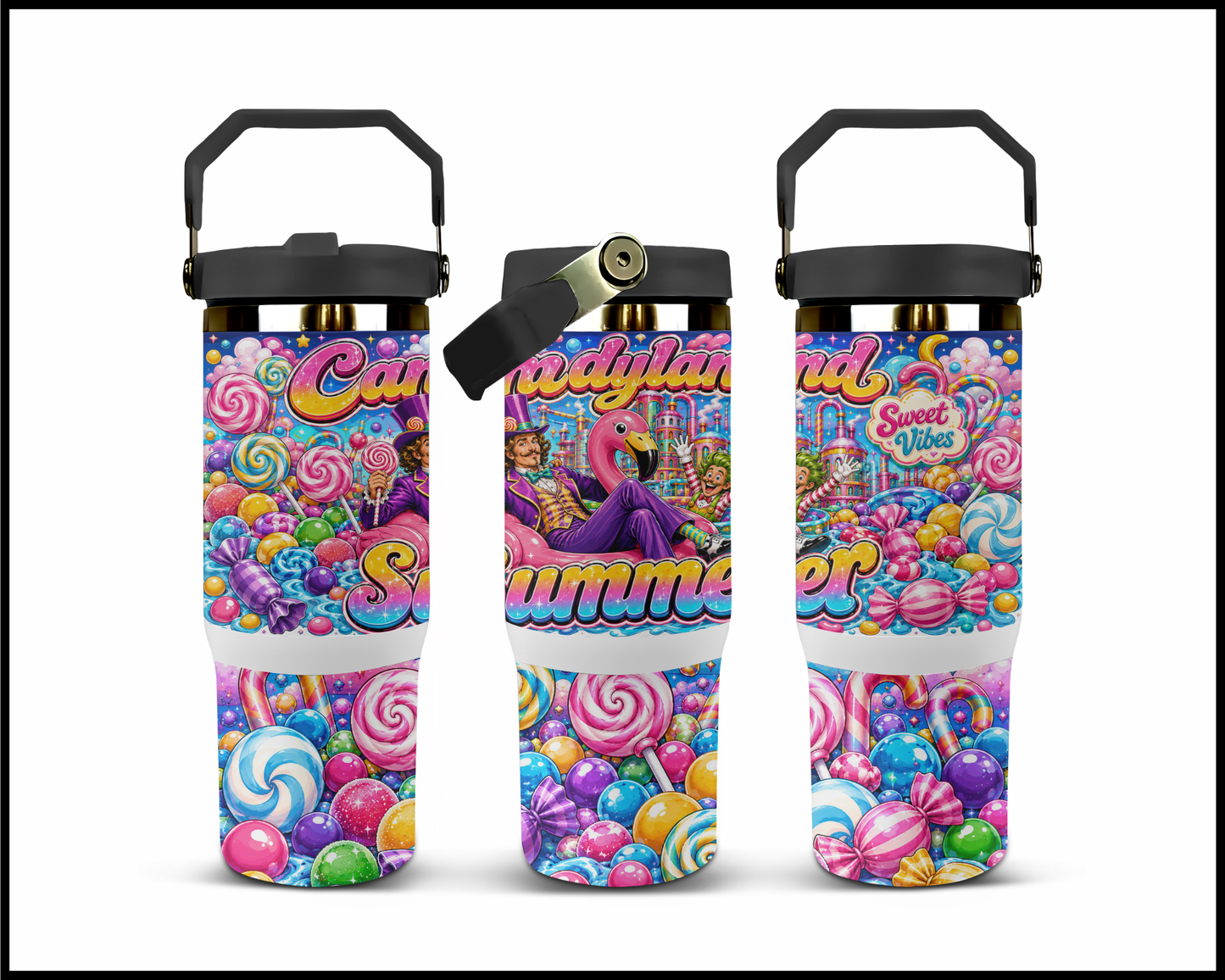 Charlie & The Chocolate Factory Inspired Big Guzzler Stainless Steel Tumbler (1125)