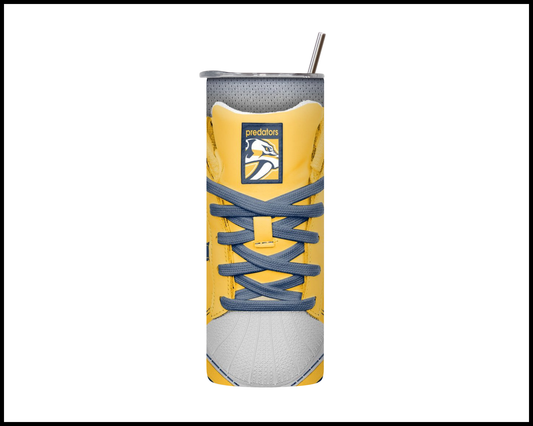 Nashville Predators Shoe Inspired Tumbler (001)