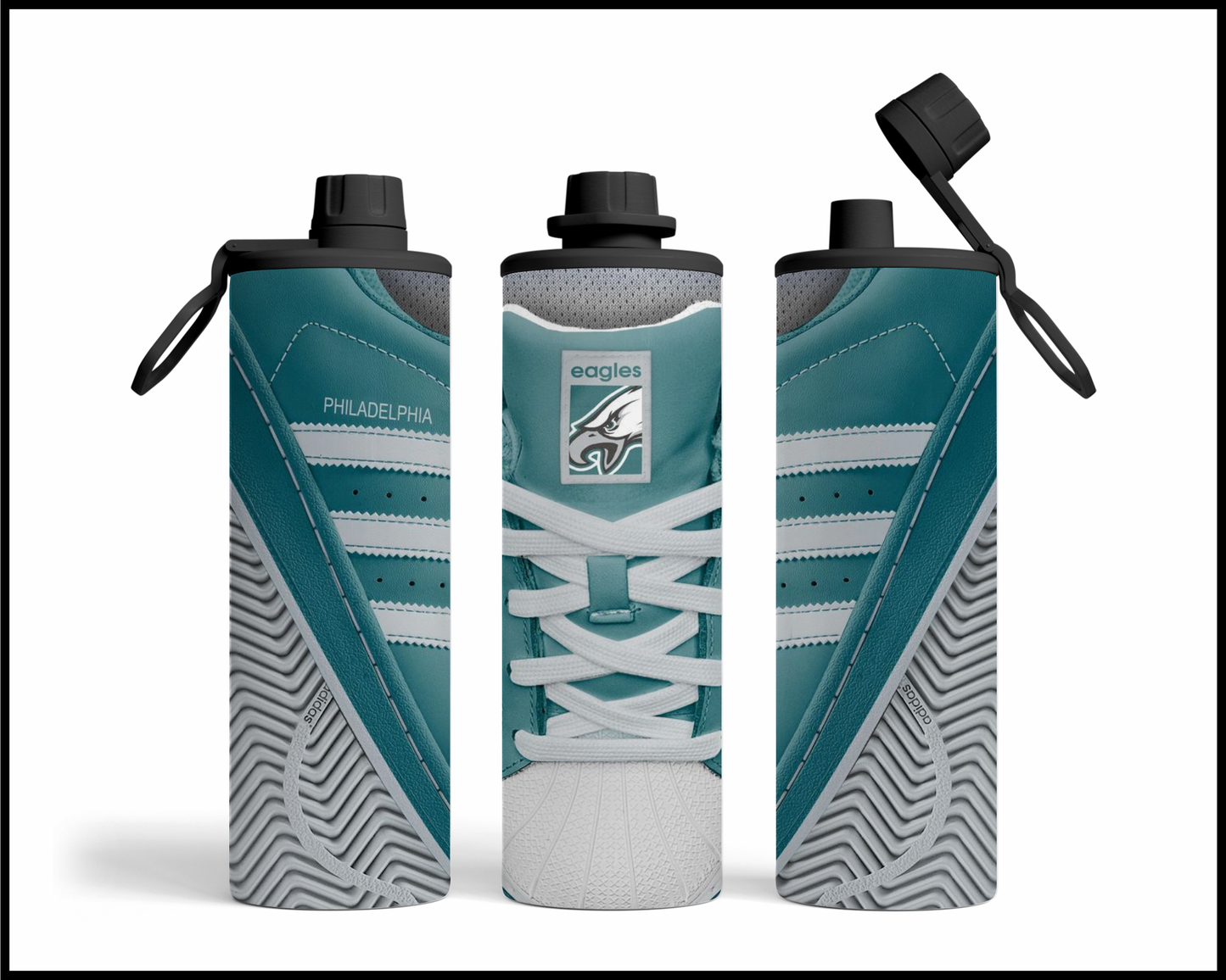 Philadelphia Eagles Shoe Inspired Tumbler (001)
