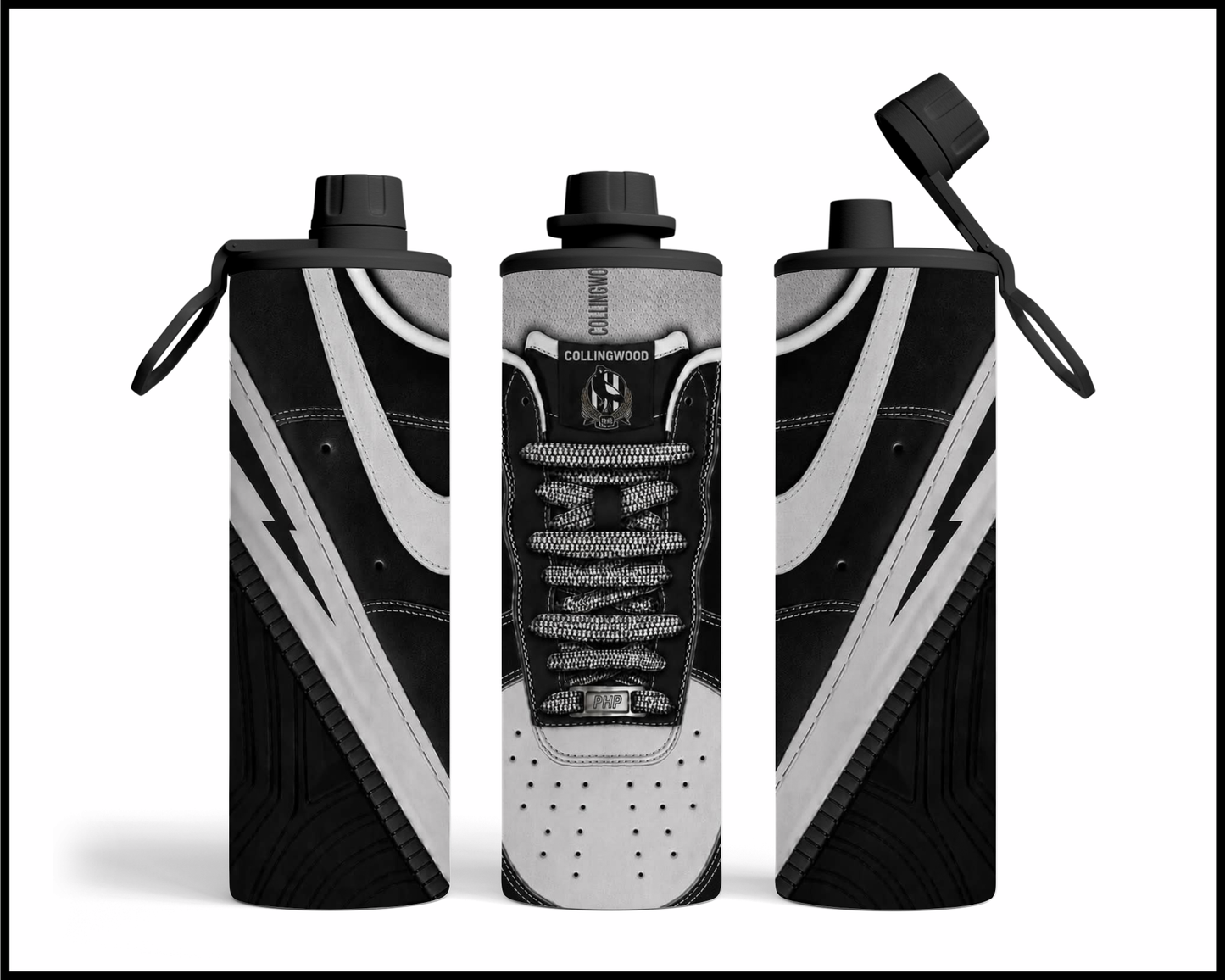 Stainless Steel Tumbler - Collingwood Shoe Inspired 001