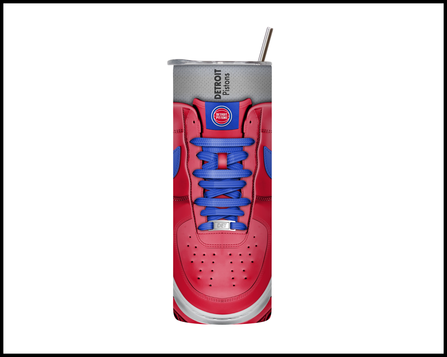 Detroit Pistons Shoe Inspired Tumbler (001)