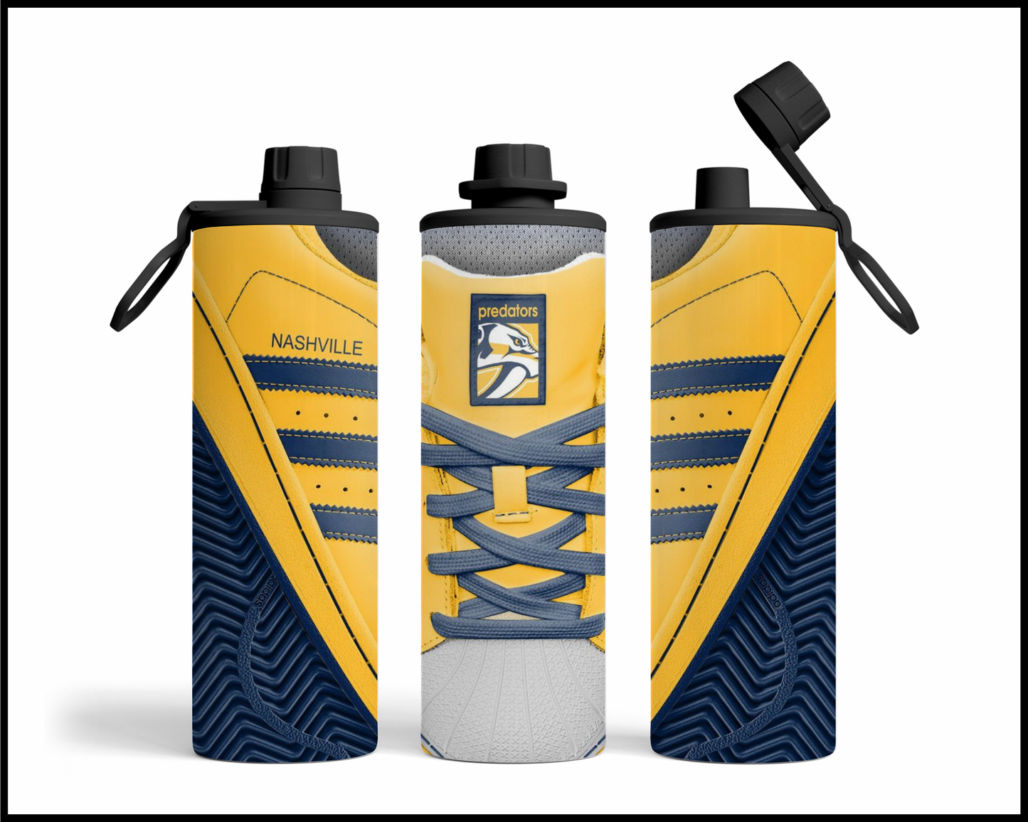 Nashville Predators Shoe Inspired Tumbler (001)