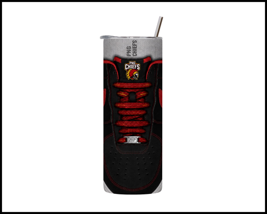 Stainless Steel Tumbler - PNG Chiefs Shoe Inspired 001