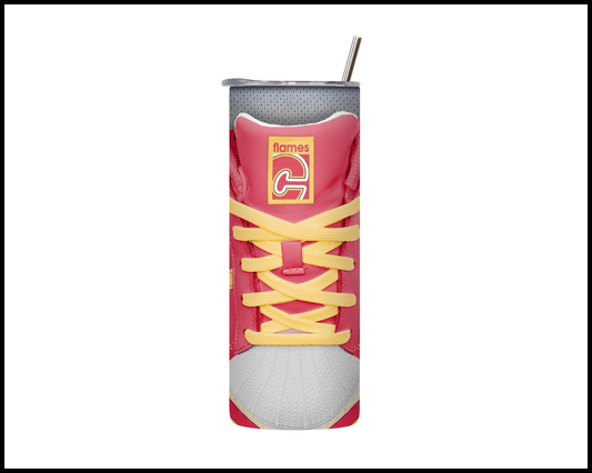 Calgary Flames Shoe Inspired Tumbler (002)