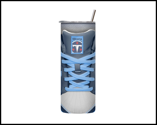 Tennessee Titans Shoe Inspired Tumbler (002)