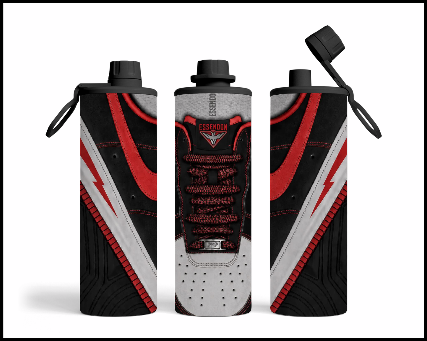 Stainless Steel Tumbler - Essendon Shoe Inspired 002