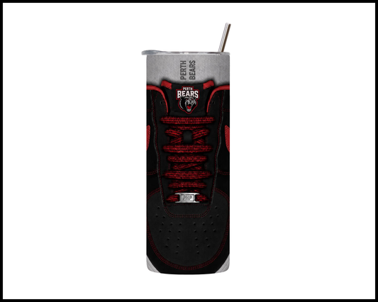 Stainless Steel Tumbler -Perth Bears Shoe Inspired 002