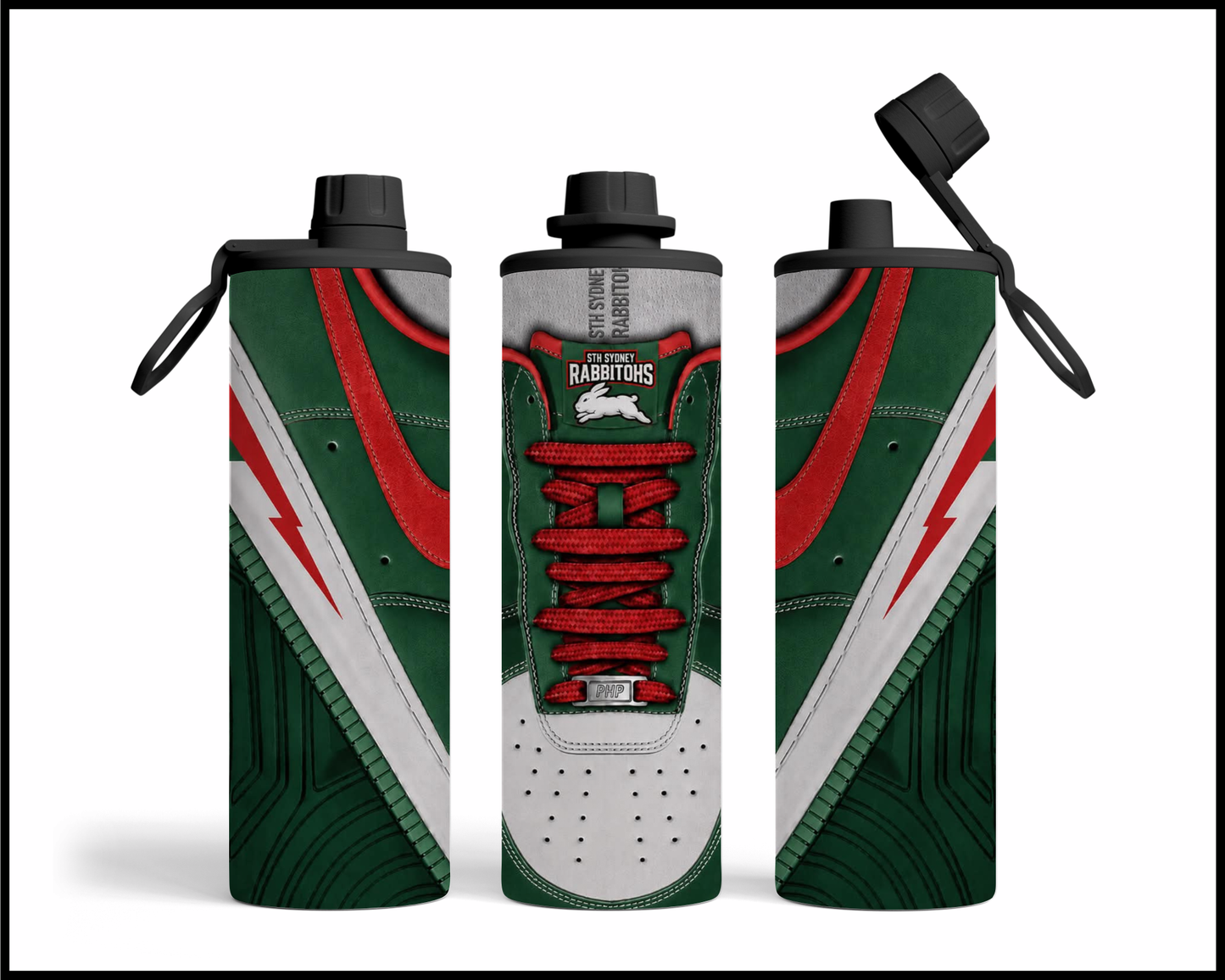 Stainless Steel Tumbler - South Sydney Rabbitohs Shoe Inspired 003