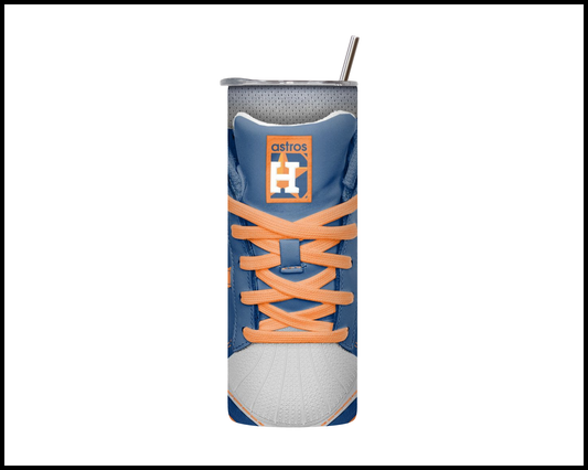 Houston Astros Shoe Inspired Tumbler (003)