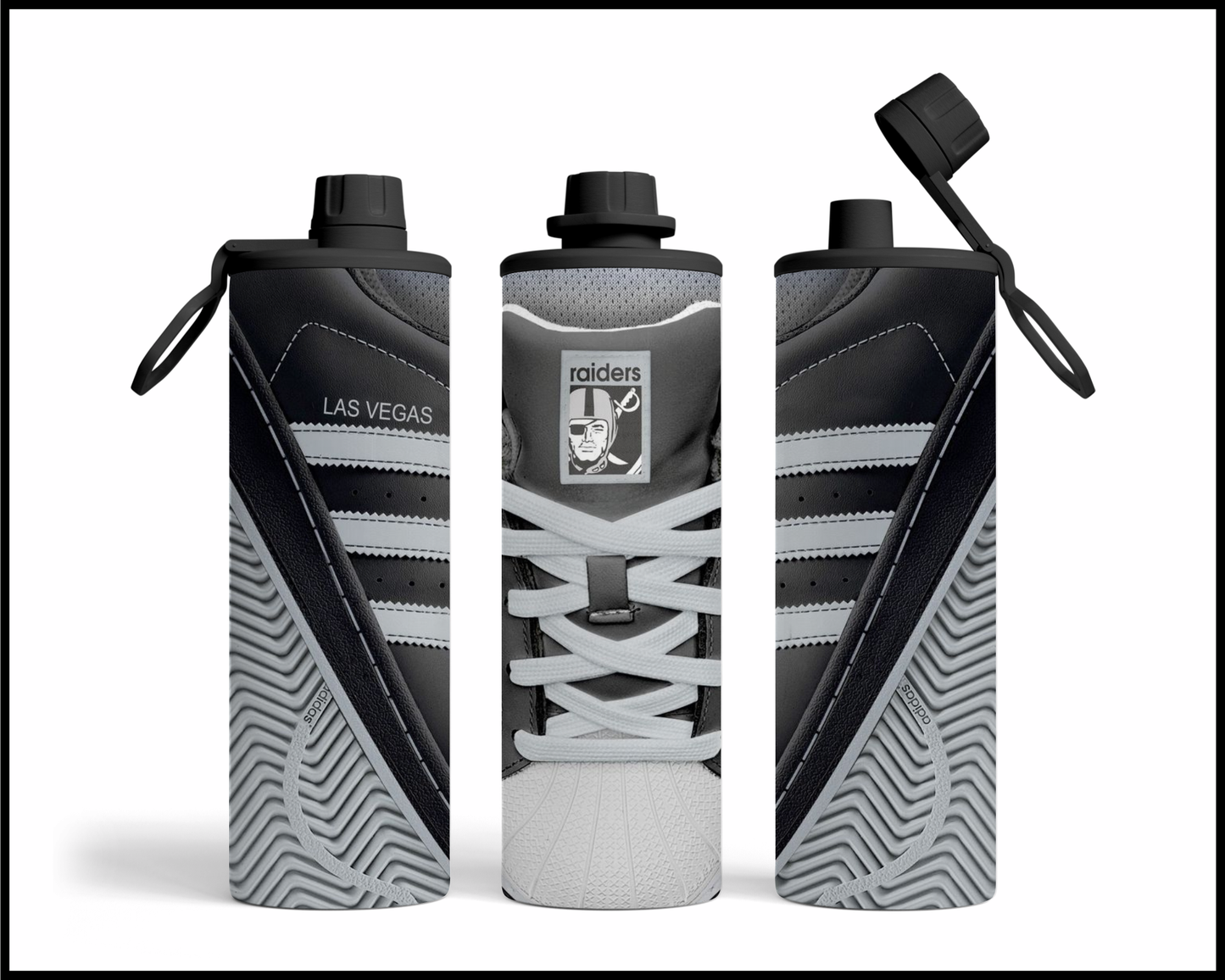Las Vegas Raiders Shoe Inspired Tumbler (004)