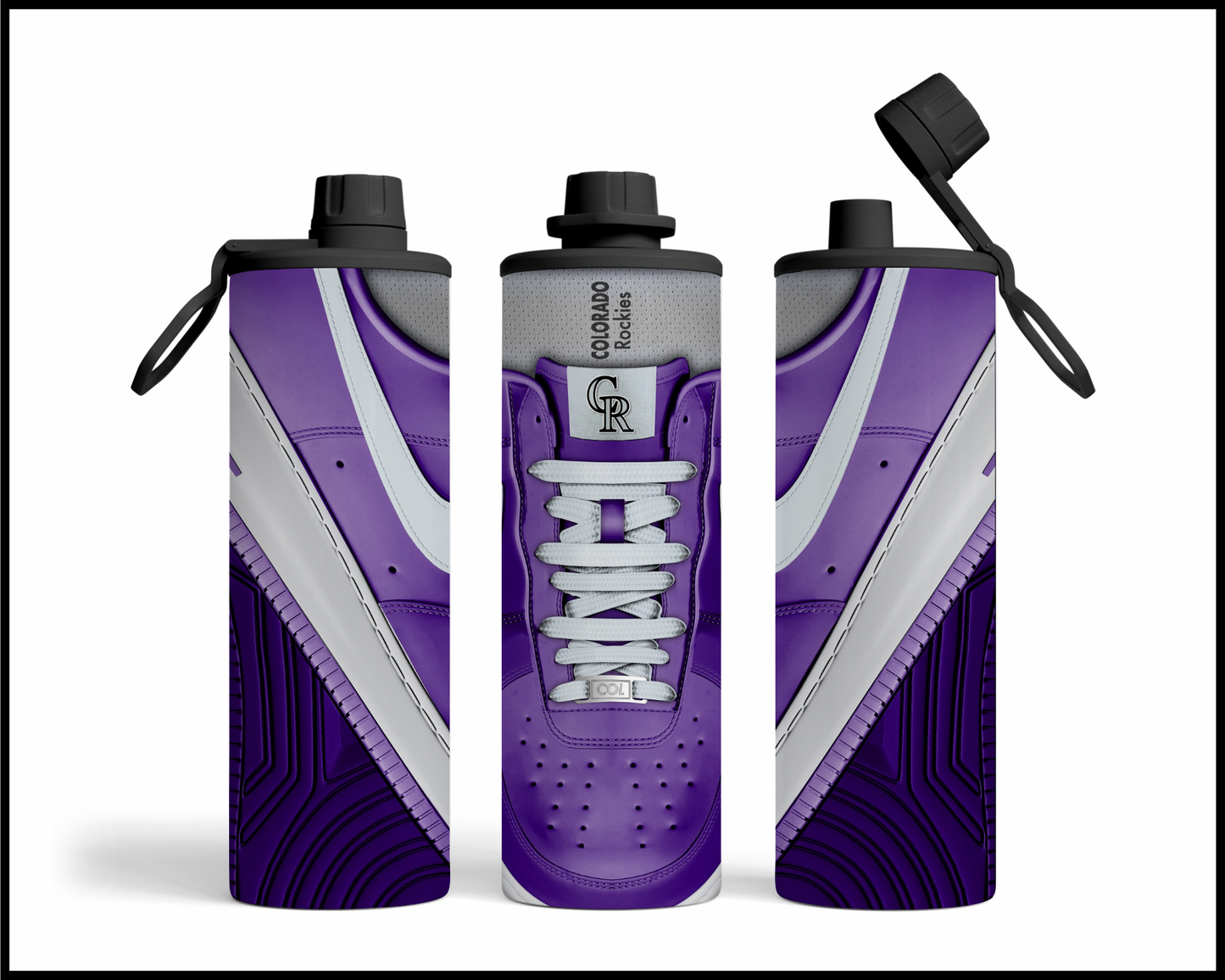 Colorado Rockies Shoe Inspired Tumbler (004)