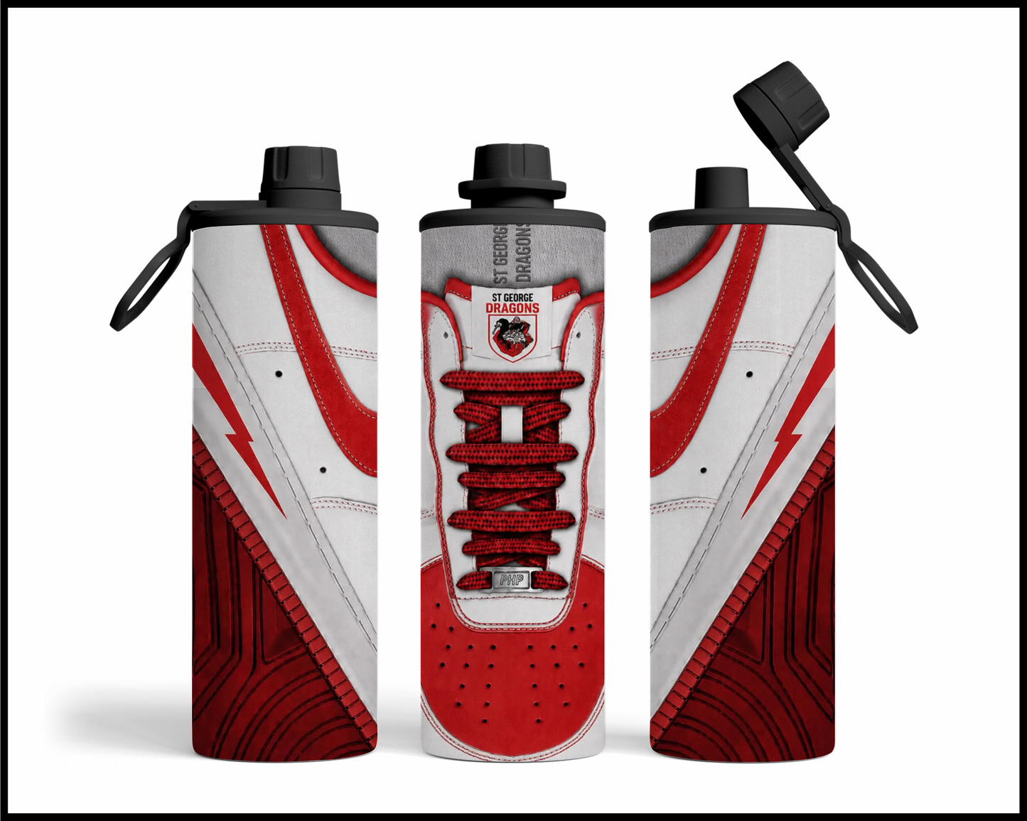 Stainless Steel Tumbler - St George Dragons Shoe Inspired 004