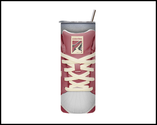 Arizona Coyotes Shoe Inspired Tumbler (005)