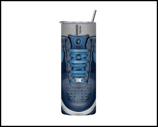 Minnesota Timberwolves Shoe Inspired Tumbler (005)
