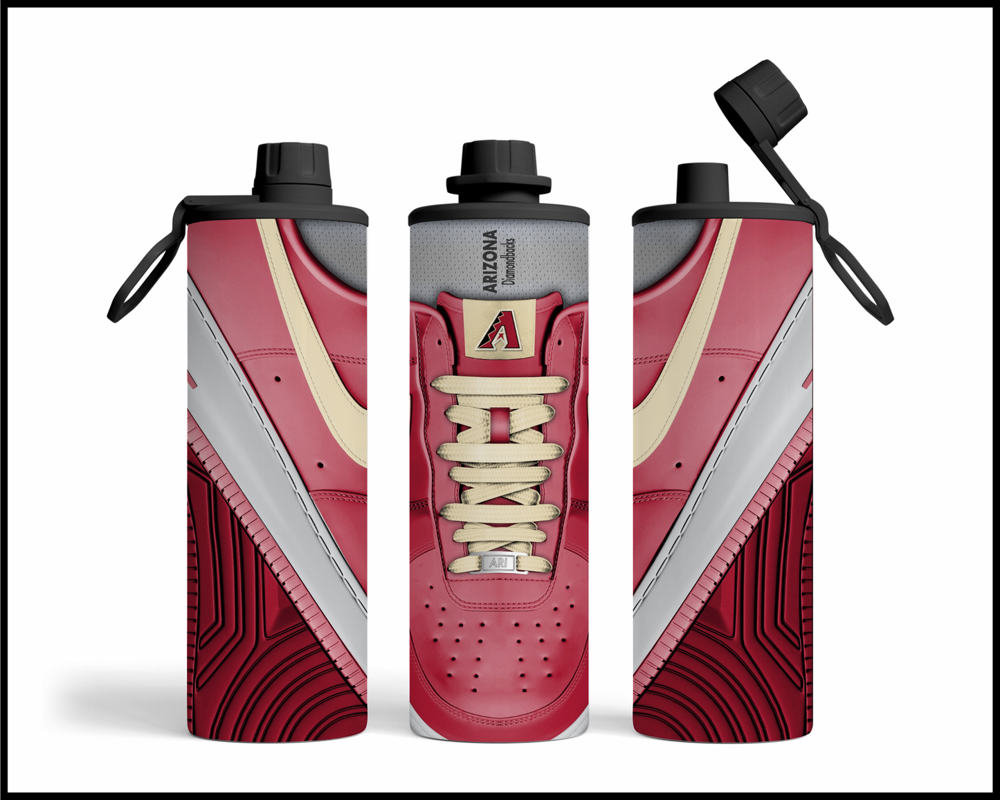 Arizona Diamondbacks Shoe Inspired Tumbler (005)