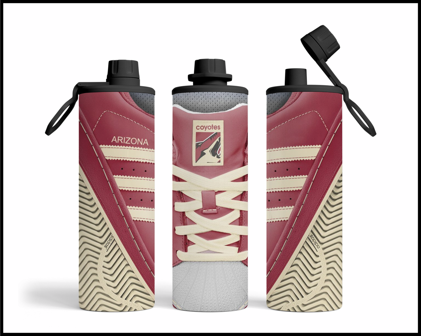 Arizona Coyotes Shoe Inspired Tumbler (005)