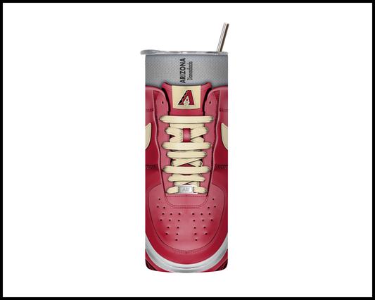Arizona Diamondbacks Shoe Inspired Tumbler (005)