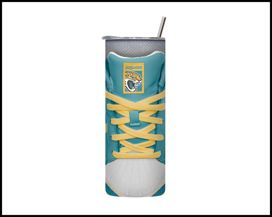 Jacksonville Jaguars Shoe Inspired Tumbler (006)