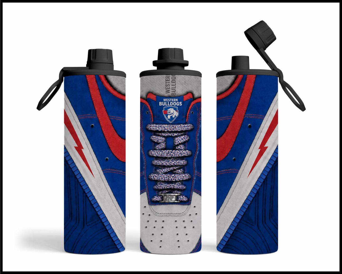 Stainless Steel Tumbler - Western Bulldogs Shoe Inspired 006