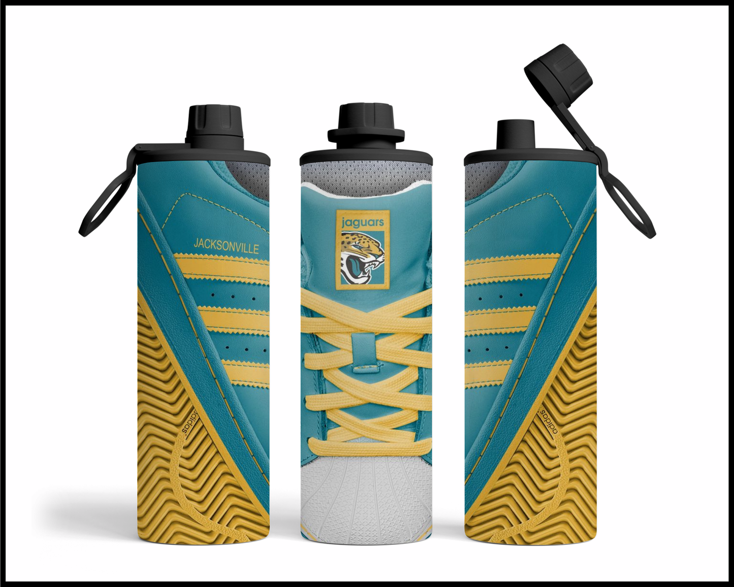 Jacksonville Jaguars Shoe Inspired Tumbler (006)