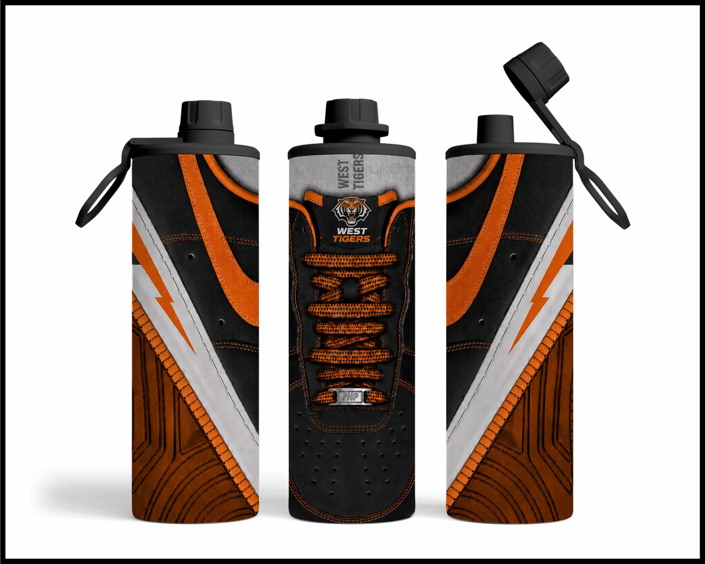 Stainless Steel Tumbler - West Tigers Shoe Inspired 006