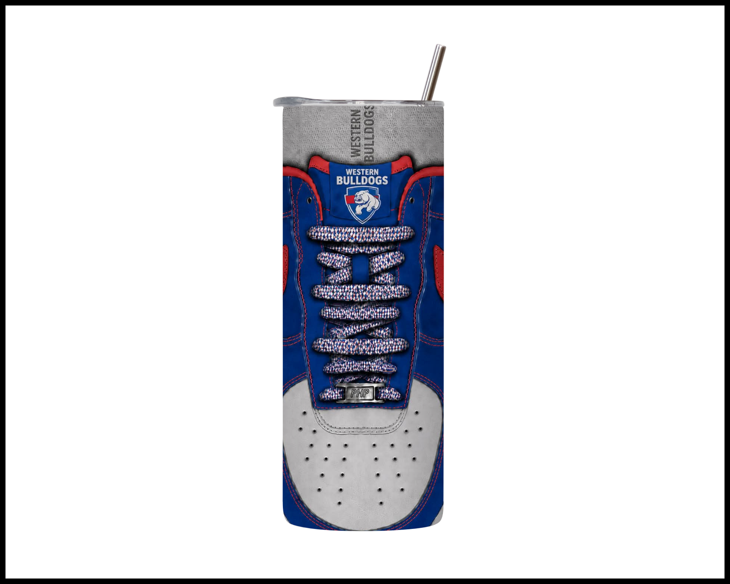 Stainless Steel Tumbler - Western Bulldogs Shoe Inspired 006