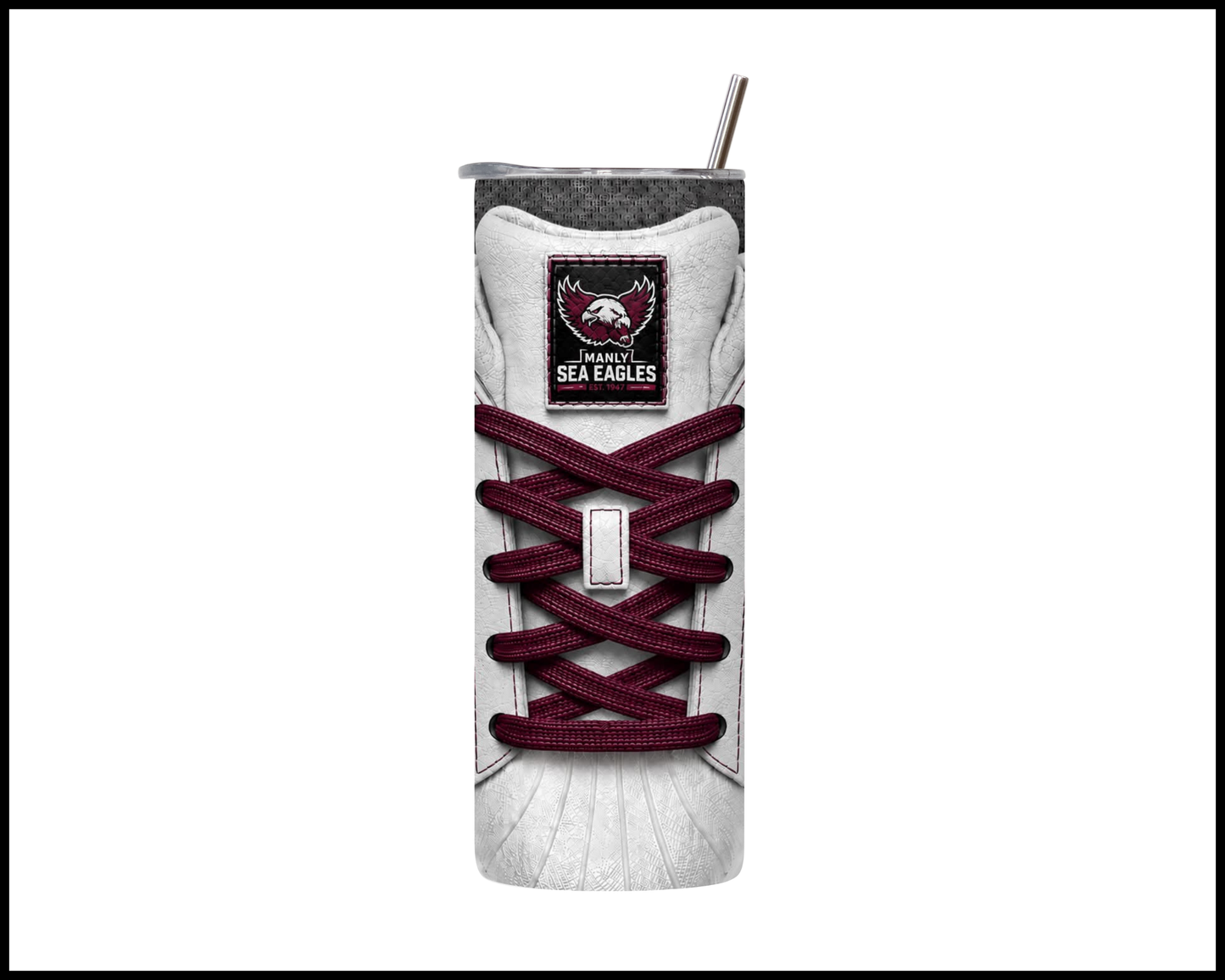 Manly Sea Eagles Side-stripe Shoe Inspired Tumbler