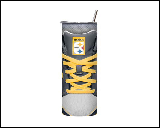 Pittsburgh Steelers Shoe Inspired Tumbler (007)