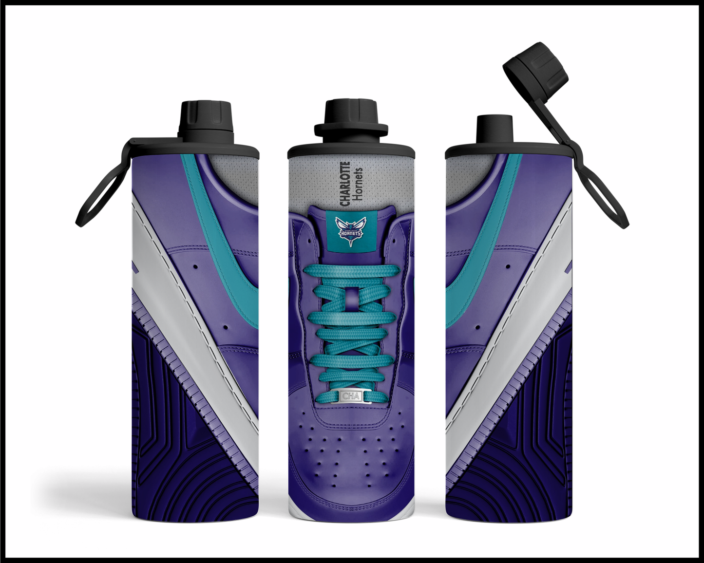 Charlotte Hornets Shoe Inspired Tumbler (007)