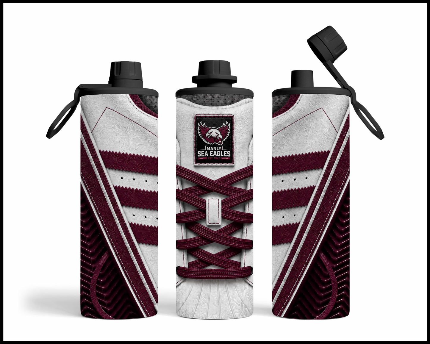 Manly Sea Eagles Side-stripe Shoe Inspired Tumbler