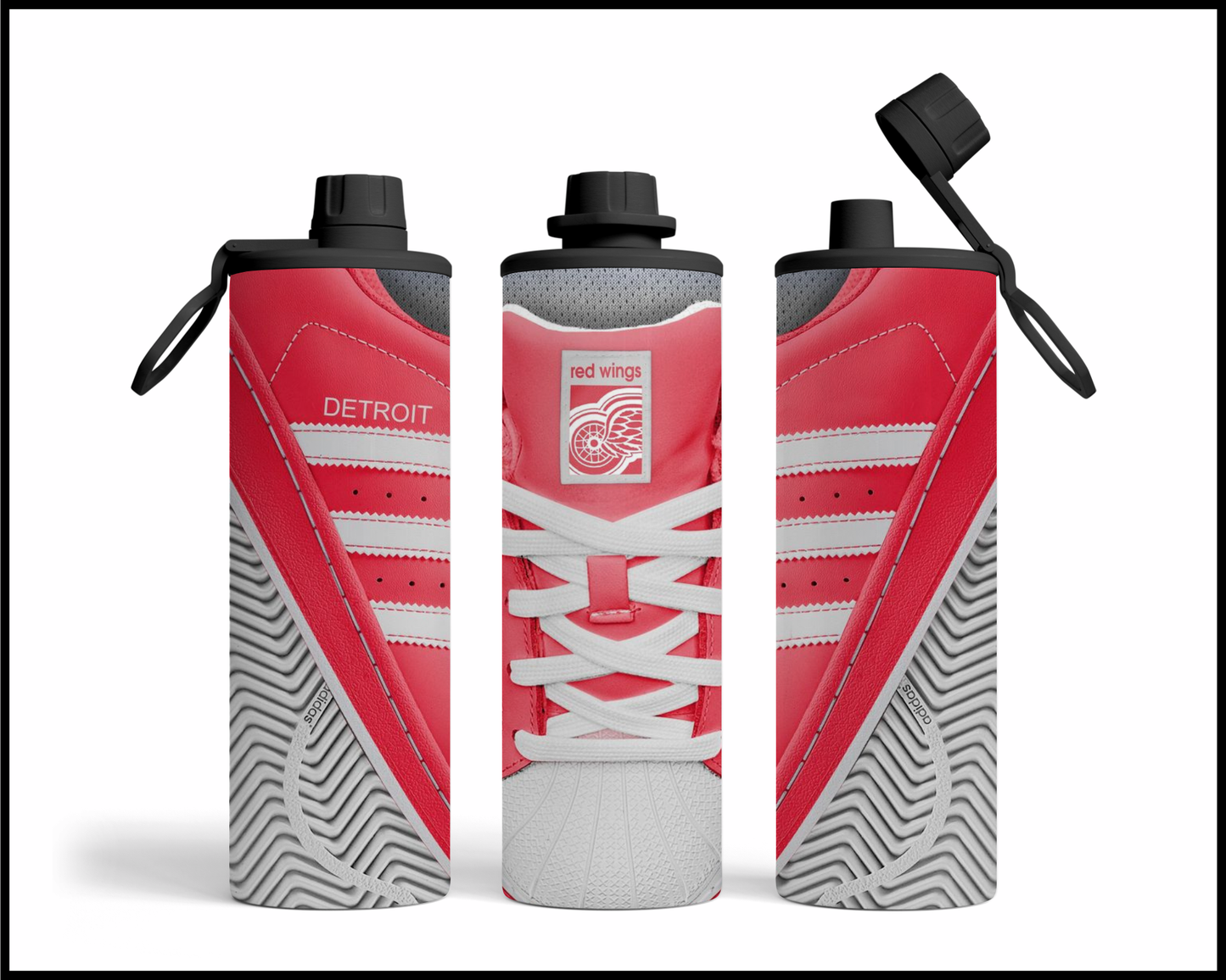 Detroit Red Wings Shoe Inspired Tumbler (007)