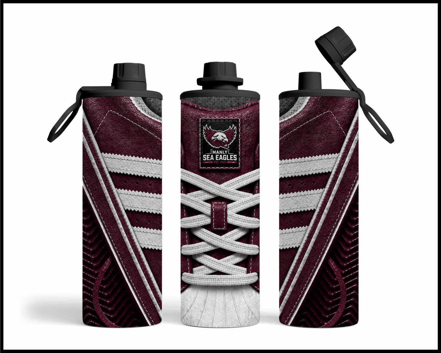 Manly Sea Eagles Side-stripe Shoe Inspired Tumbler