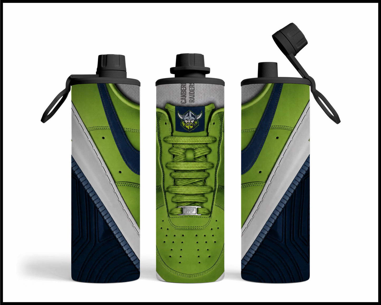 Stainless Steel Tumbler - Canberra Raiders Shoe Inspired 008