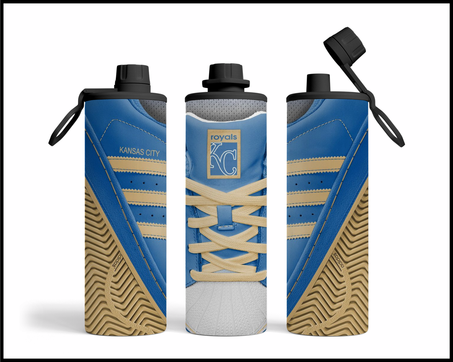 Kansas City Royals Shoe Inspired Tumbler (008)