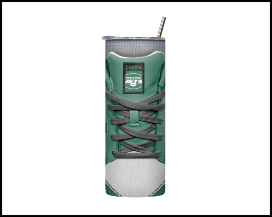 New York Jets Shoe Inspired Tumbler (009)
