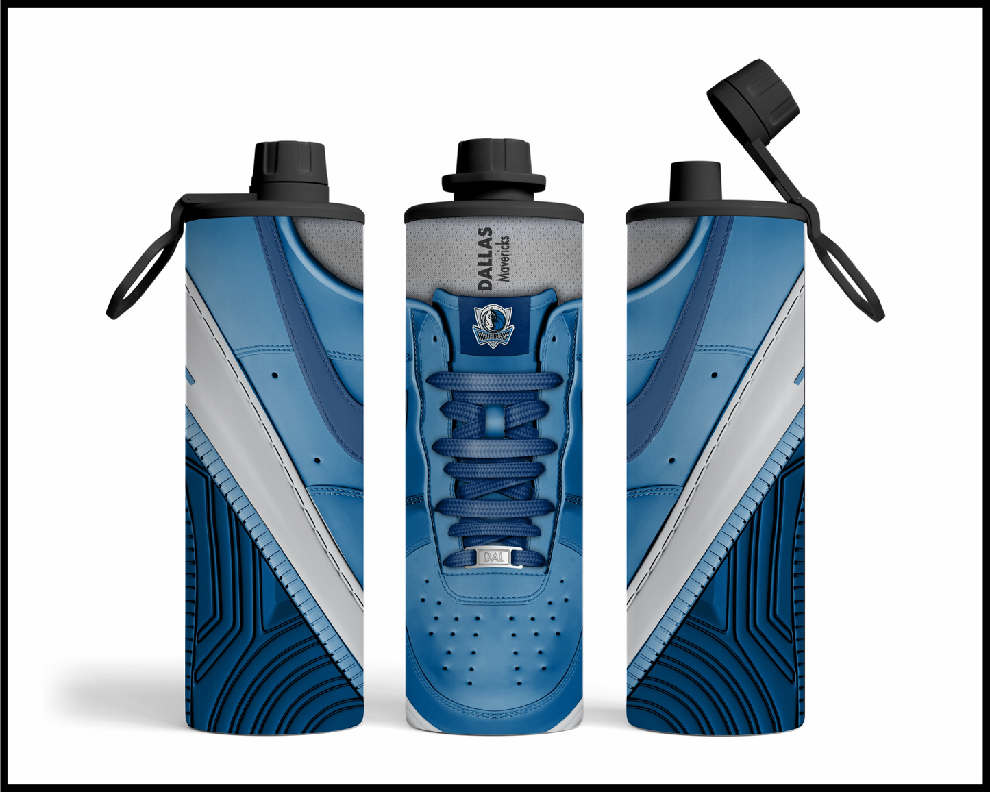 Dallas Mavericks Shoe Inspired Tumbler (009)