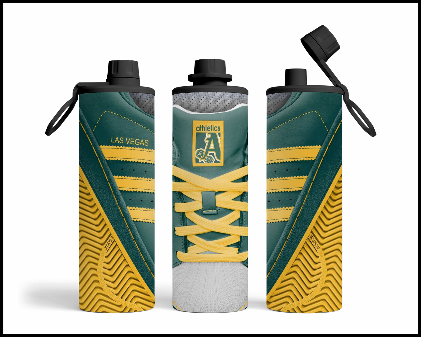 Las Vegas Athletics Shoe Inspired Tumbler (009)