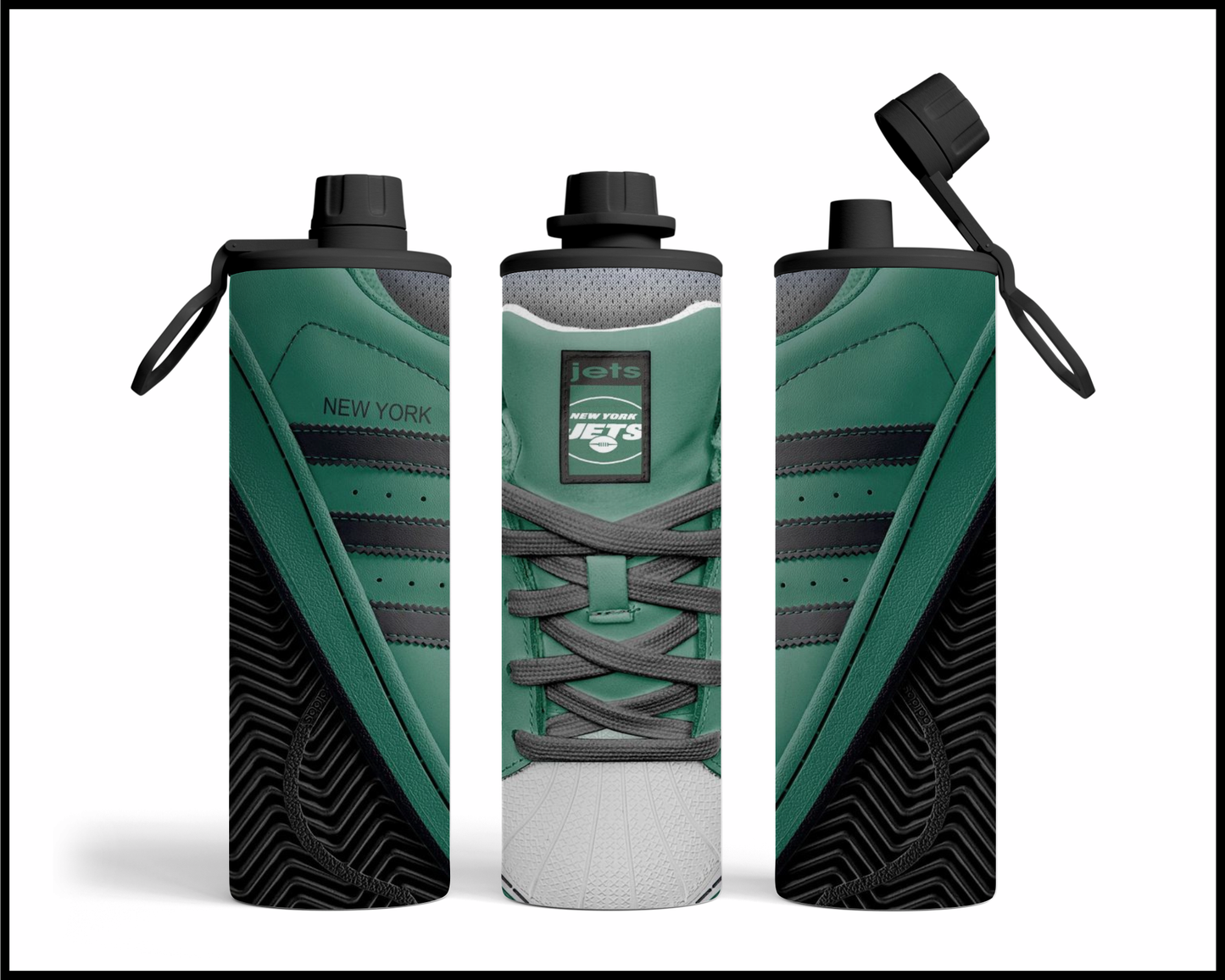 New York Jets Shoe Inspired Tumbler (009)